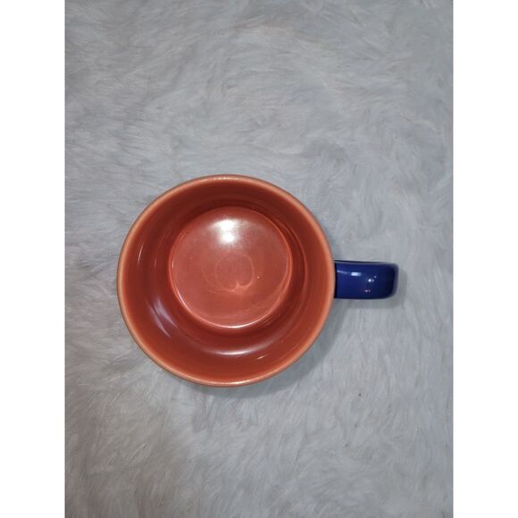 Retro Bahamas Mug Blue with Orange Center - Picture 3 of 7